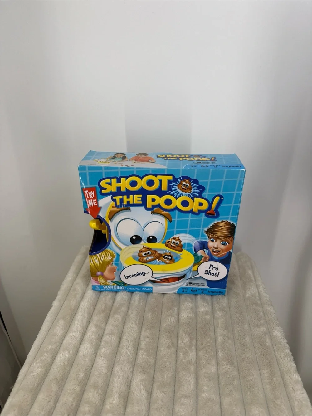 Shoot the Poop! Family Game - Blue